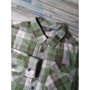 Outdoor Research Men's Tangent 2 Lomg Sleeve Plaid Button Down Shirt Size Large